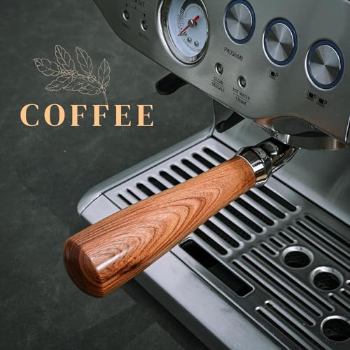 54mm Bottomless Portafilter - Compatible With Breville Espresso Machine Barista Express(Pro, Touch), Bambino (Plus), 8 Series(Filter Basket +Wall Holder Included) - Image 2