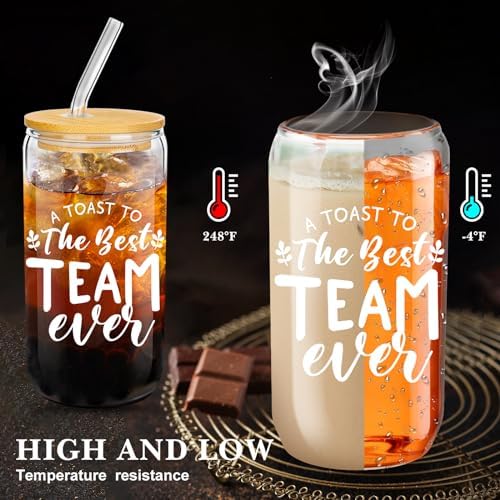 6 Set Employee Appreciation Gifts Glass Cups, Inspirational Style - Image 3