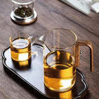 Tea Pot, New Magic Tea Pot with Strainer, Water Separation Glass Teapot with Infuser (800ml/27.1oz) - Image 2