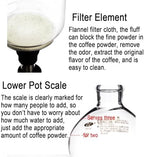 Tabletop Glass Siphon Pot, Coffee Maker, for Home and Office - Image 3