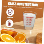 8 Pack 30ml Glass Measuring Cups with Dual Scale for Baking - Image 3