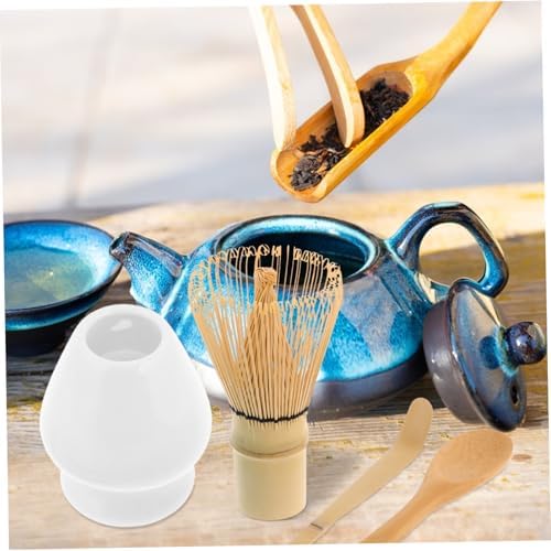 Complete Matcha Tool Set Ceramic Bamboo Portable - Image 6