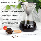 Barista Warrior Pour Over Coffee Maker Set & Pour Over Kettle - Image 3