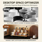 Stackable Coffee Mug Display Rack, Countertop Mug Rack - Image 4