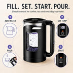 AZEUS Electric Kettle, 1.5L Glass Tea Kettle with Temperature Control - Image 6