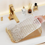 Seoneiro Whiskey Tray, Glass Cup Rack, Mug Holder, Coffee Cup Organizer, Bathroom Countertop with Drain Board Wine Glass Decorative Organizer, Food Tray, Kitchen Spice Rack - Image 5