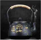 Cast Iron Teapot Set Japanese Style Tetsubin Tea Kettle,Stove - Image 2