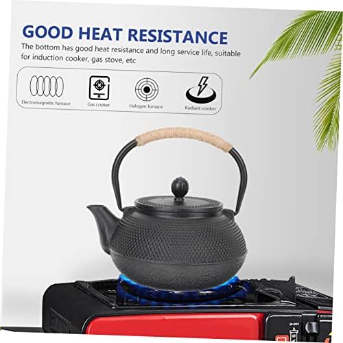 Tetsubin Tea Pot 800ml Iron Teapot with Handle Xmas - Image 5