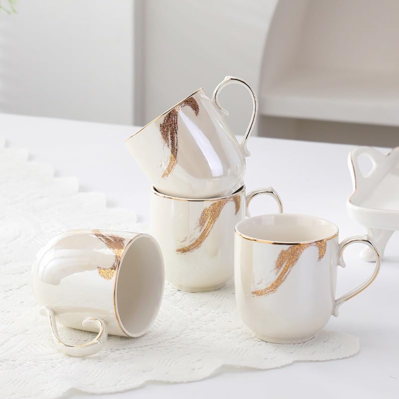 Water Pitcher Ceramic Water Set Household Cold Kettle Teacup Water Cup with Stand Water Set Gift Water Jug - Image 4