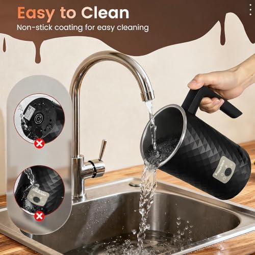 Electric Milk Frother and Steamer, 4-in-1 Hot & Cold Foam - Image 7