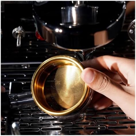 Precision High Extraction Espresso Filter Basket, Stainless Steel Filter Basket for Bottomless Portafilter(Glod 54MM (18g)) - Image 6