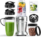 Ganiza Smoothie Blender Max 1300W, Personal Kitchen Blender & Grinder Combo by Ganiza