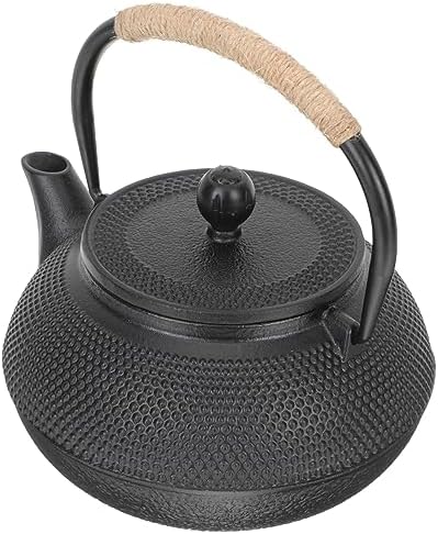 Hemobllo 2pcs Practical Cast Iron Teapot Style Iron Tea Pot Heat Insulation Easy to Clean Home Use - Image 3
