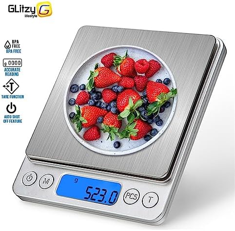 JSEIAJB Digital Kitchen Scale Case Pocket 3000g/0.1g LCD Display Portable Mini Baking Jewelry - Image 6