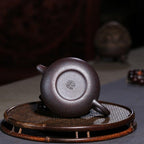Tea Pots For Loose Tea Chinese Retro Style Handmade Purple Clay Pot Creative Pot-shaped Kung Fu Tea Set Tea Set Tea Infuser Pot - Image 6
