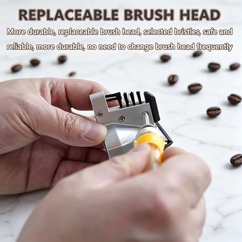 58mm Automatic Coffee Filter Holder Cleaner with 3 Types of Heads, Professional Coffee Grounds Cleaning Machine for Home and Commercial Use 220V - Image 6
