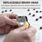58mm Automatic Coffee Filter Holder Cleaner with 3 Types of Heads, Professional Coffee Grounds Cleaning Machine for Home and Commercial Use 220V - Image 6