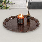 Alisveristime Lale Turkish Coffee Set with 6 Cups and Tray (Copper) - Image 5