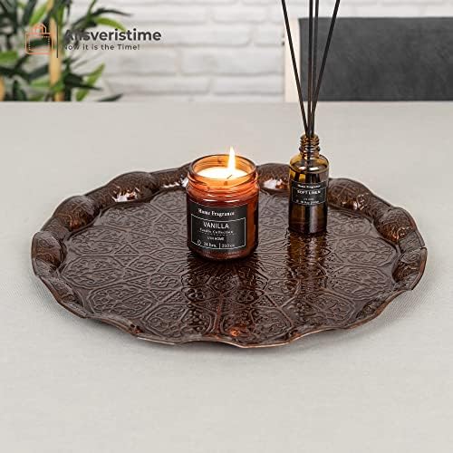 Alisveristime Lale Turkish Coffee Set with 6 Cups and Tray (Copper) - Image 5
