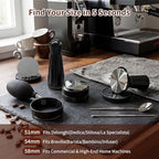 12Ps 51mm Espresso Accessories Kit,Distributor,Tamper,PuckScreen,Funnel,WDT - Image 2