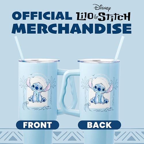 Silver Buffalo Disney Lilo and Stitch, Stainless Steel Tumbler, 40oz - Image 6