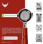 58mm Espresso Tool Set for E61 Group Head 58mm Bottomless Portafilter, Knock Box, Adjustable Distributor, Magnetic Dosing Funnel, Puck Screen and Precision Tamper - Image 2
