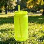 16oz Acrylic Tumblers Cups with Lids and Straws, 20 Pack Plastic Mason Jars Iced Coffee Drinking Glasses for Park Picnic, Poolside, Party Giveaways, Jelly Color - Image 7
