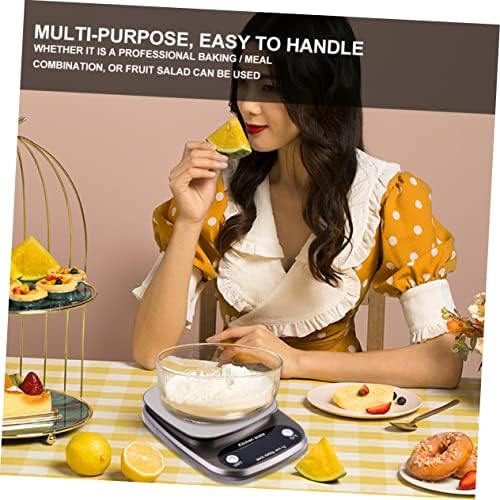 Stainless Steel Kitchen Food Scale 5kg 0.1g LCD Display - Image 6