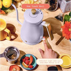 1-Liter Electric Gooseneck Kettle 1200 W, Lavender - Image 3