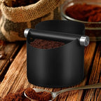 YARNOW Espresso Grind Waste Bin Stainless Steel Knock Box Set - Image 2