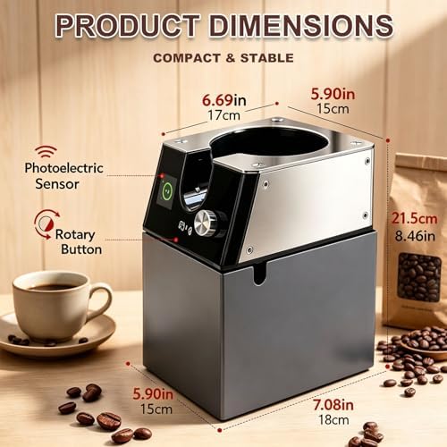 Automatic Espresso Portafilter Cleaner, 3 Types of Heads, 220V, Safe and Easy to Use, Both at Home and Commercial, Essential for Making Quality Coffee - Image 2