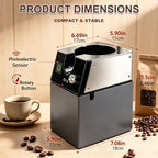 Automatic Espresso Coffee Filter Holder Cleaner with Interchangeable Heads for Home and Commercial Use 220V - Image 2