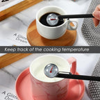 Xuhal 12 Pcs Stainless Steel Kitchen Dial Thermometer 5",Black - Image 4
