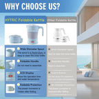 HYTRIC 700ML Travel Electric Kettle, Collapsible Kettle with Keep Warm - Image 6
