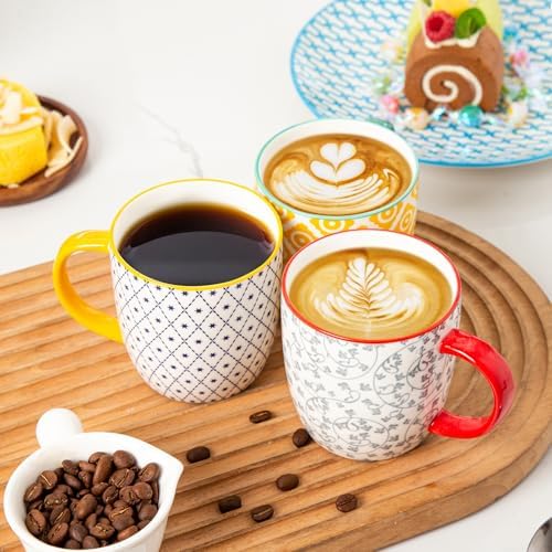 10 Oz Ceramic Coffee Mugs Set of 6 - Image 5
