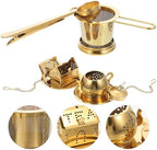 Stainless Steel Tea Infuser Basket Fine Mesh Filter Spoon Clip Reusable Loose Leaf Strainer Brewing Herbal Tea Blends - Image 5