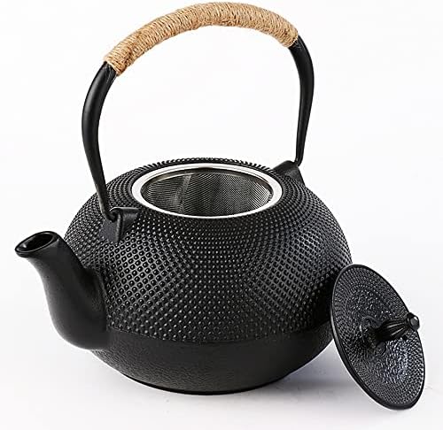 Japanese Style Cast Iron Kettle Tetsubin Teapot With Strainer 60oz Water Capacity No Coating - Image 7