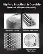 53mm Espresso Tamper, Maestri House Stainless Steel Barista Coffee Tamper for Espresso Machine, Spring-loaded Tamper Fits for 54mm Breville Portafilter Fits for 54mm Espresso Portafilter (Silver) - Image 5