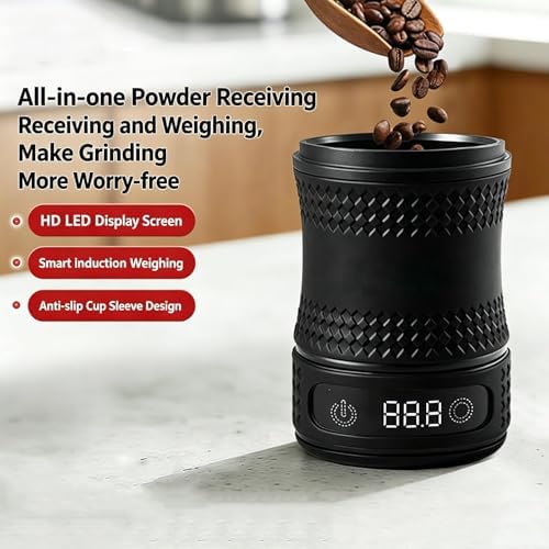 58mm Digital Coffee Bean Dosing Cup, Espresso Portafilter Dosing Cup, With Scale, Scale For Espresso Machine, Led Digital Screen, Magnetic Detachable, For Home Commercial - Image 7