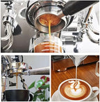 Semme Bottomless Portafilter 54mm Stainless Steel Handheld Portafilter for 8 Series Coffee Machines Clear Visibility Detachable Design (#3) - Image 5