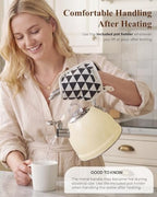 Harriet Whistling Tea Kettle for Stove Top, 2.5 QT Stainless Steel Teapot - Image 3