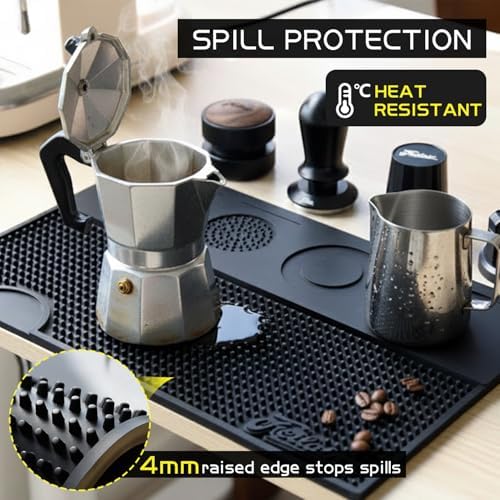 54mm Espresso Tools Set include Tamping Mat, Bottomless Portafilter, Espresso Tamper, Compatible with Breville Espresso Machine - Image 7