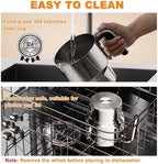 6-In-1 Detachable Electric Milk Frother - 1.2l Automatic Hot And Cold Milk Frother With Digital Display, Dishwasher Safe, Suitable For Lattes And Cappuccinos - Image 7