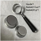 58mm Bottomless Portafilter With 1 2 4 Cup Basket For Breville BES920/980/990 Stainless Steel Naked Coffee Handle Barista Tools(Beach Wood,With 2 cup basket) - Image 3