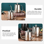 Coffee Kettle Long Narrow Spout Stainless Steel Gooseneck Kettle Hand Drip Tea Pot with Lid for Coffee Maker Home Travel Outdoor - Image 2