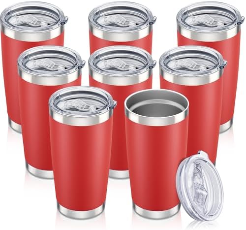 20 oz Tumbler with Lid Stainless Steel Insulated Tumblers Bulk Cups Mug by Orebigo