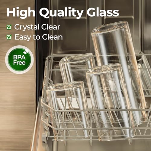ComSaf Small Glass Containers with Lids 0.7 Qt, Set of 6 Glass Storage Jars - Image 5