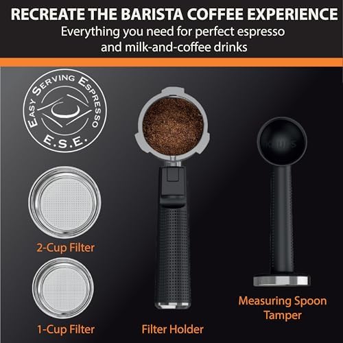 KRUPS 15-Bar Espresso Machine with Milk Frother and Cup Warmer - Image 3