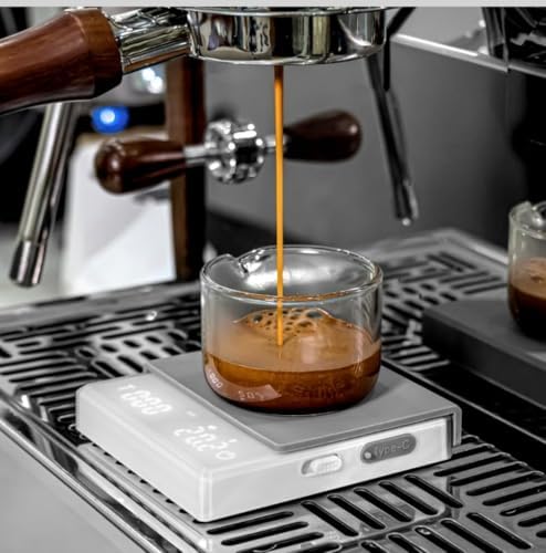 Mini Pour Over Coffee Scale with Timer, 0.1g High Precision USB-C Digital Scale 2kg, Built-in Mat & Storage Bag for Home Drip Coffee Brewing by Unknown