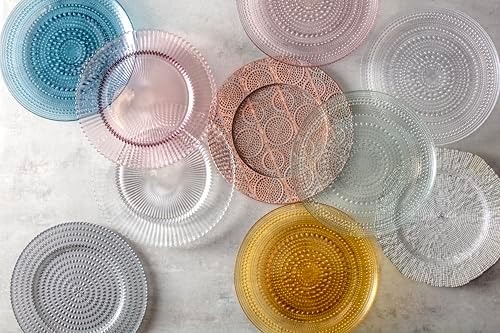 Fortessa Jupiter Glass, 13" Charger/Platter Plate (Set of 4), Amber - Image 4